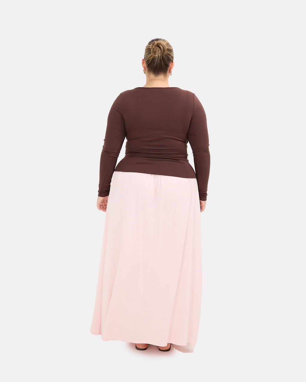 Dakota Top in Chocolate | Size Inclusive Maternity Wear | The Lullaby Club