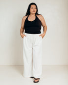 Butter Halter in Black - Size Inclusive Maternity Wear - The Lullaby Club