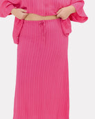 Lacey Skirt in Flamingo Crepe - Size Inclusive 6-26 - The Lullaby Club