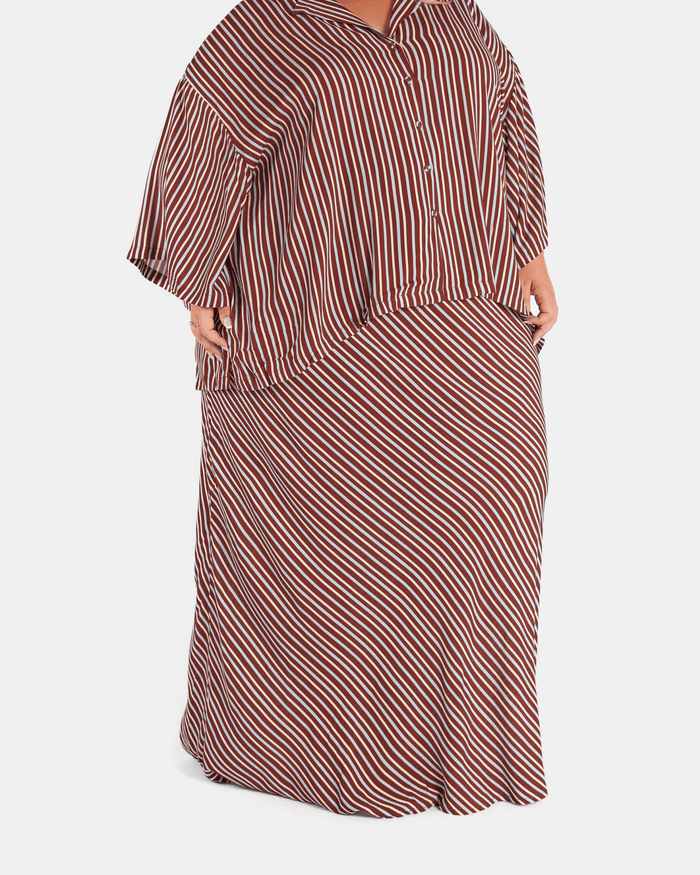 Lacey Skirt | Sandbar Stripe
