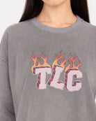 Long Sleeve Essentials Tee in Rebel Hearts - Maternity Friendly - The Lullaby Club