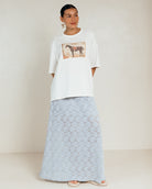 Slouchy Tee in Meadow Muse - Size Inclusive Oversized Graphic Tee - The Lullaby Club
